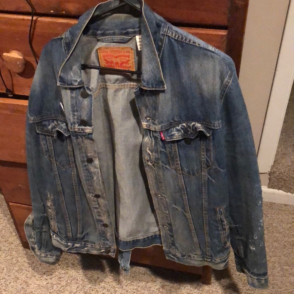 Levi jean jacket mens L